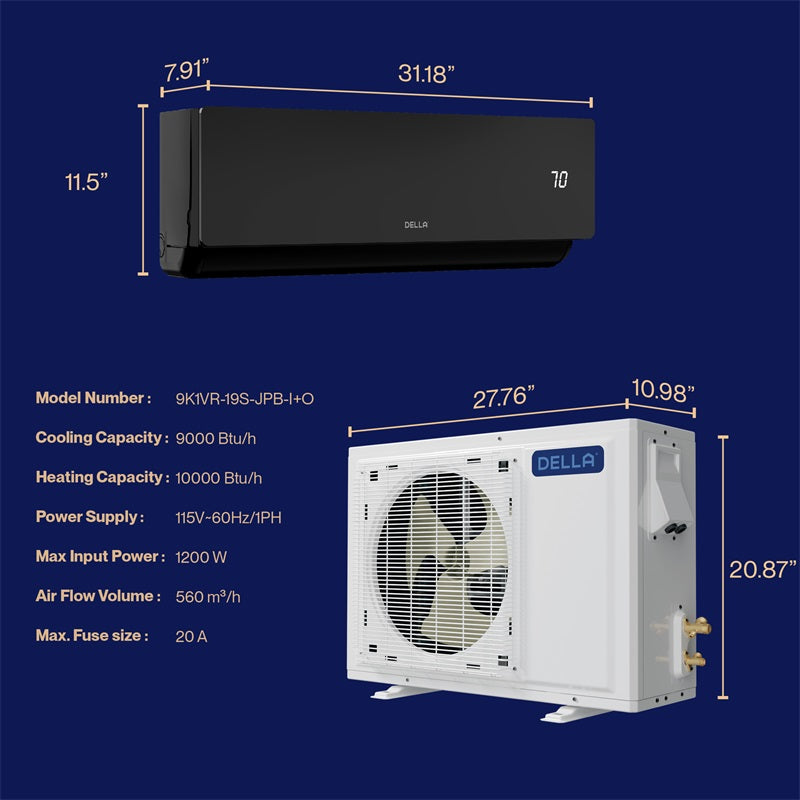 #btu_9000 btu seer2 19 up to 400 sp.ft.