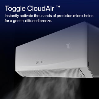 DELLA Serena CloudAir Series 9000 BTU 22 SEER2 Mini Split Heat Pump AC - Up to 400 Sq.Ft.