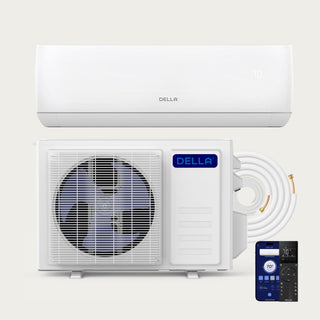 DELLA Motto Series 23000 BTU 19 SEER2 Mini Split Heat Pump AC – Up to 1500 Sq.Ft.