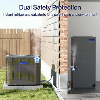 DELLA 53,000 BTU 17 SEER2 Ducted Central Air Conditioner with Air Handler