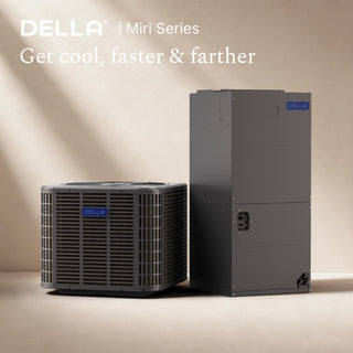 DELLA 53,000 BTU 17 SEER2 Ducted Central Air Conditioner with Air Handler