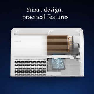 DELLA 22200 BTU 20 SEER2 Floor Mounted Mini Split AC - Up to 1500 Sq. Ft.