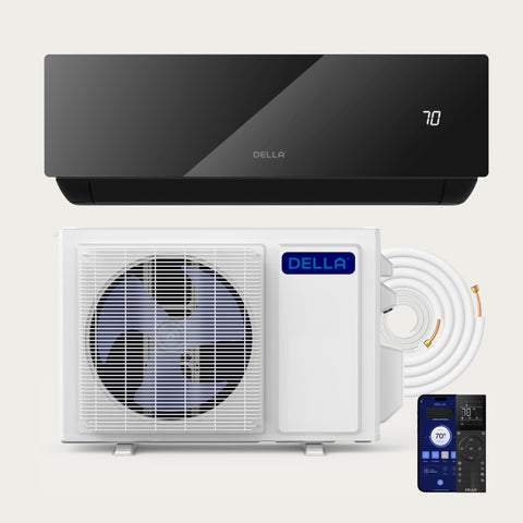 Bomba de calor minisplit DELLA Umbra Series 12000 BTU 20 SEER2 - Hasta 550 pies cuadrados