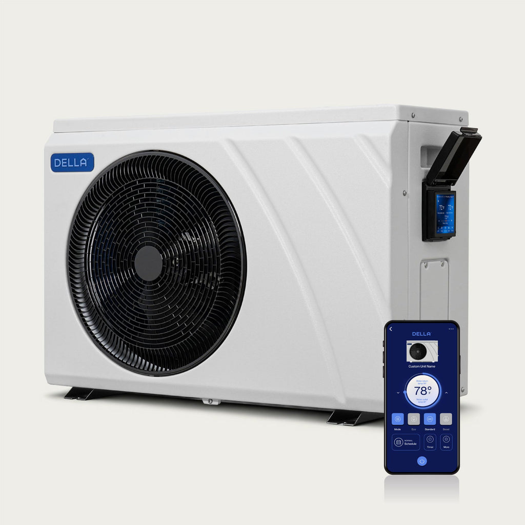 DELLA Omi Edge 38,500 BTU Inverter Pool Heat Pump