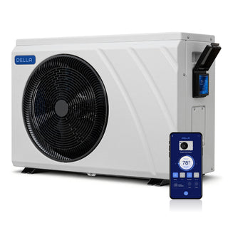 DELLA Omi Edge Series 107,160 BTU Commercial Inverter Pool Heat Pump for Pools up to  23,250