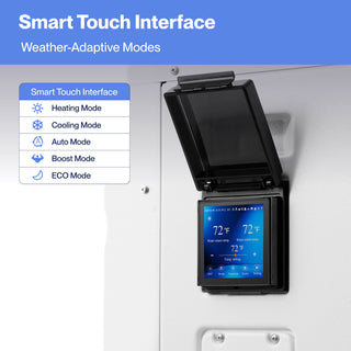 DELLA Omi Edge Series 107,160 BTU Commercial Inverter Pool Heat Pump for Pools up to  23,250