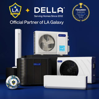 DELLA Omi Edge Series 107,160 BTU Commercial Inverter Pool Heat Pump for Pools up to  23,250
