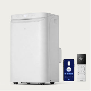 DELLA Sylro Series 14,000 BTU Inverter Ultra Quiet Portable Air Conditioner for Rooms Up to 450 Sq. Ft.