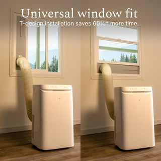 DELLA Sylro Series 14,000 BTU Inverter Ultra Quiet Portable Air Conditioner for Rooms Up to 450 Sq. Ft.