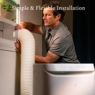 DELLA Sylro Series 14,000 BTU Inverter Ultra Quiet Portable Air Conditioner for Rooms Up to 450 Sq. Ft.