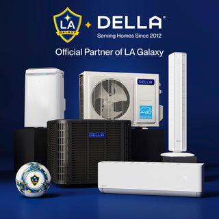 DELLA 12,000 BTU Smart Portable Air Conditioner for Rooms Up to 270 Sq. Ft.
