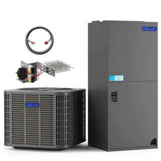 DELLA 47,000 BTU 18 SEER2 Ducted Central Air Conditioner with Air Handler