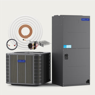 DELLA 47,000 BTU 18 SEER2 Ducted Central Air Conditioner with Air Handler