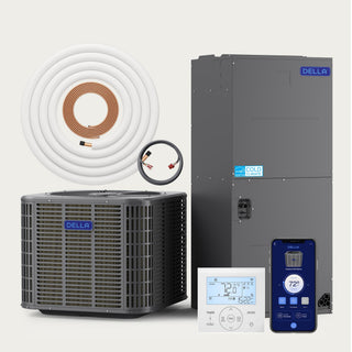 DELLA 47,000 BTU 18 SEER2 Ducted Central Air Conditioner with Air Handler