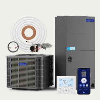 DELLA 47,000 BTU 18 SEER2 Ducted Central Air Conditioner with Air Handler