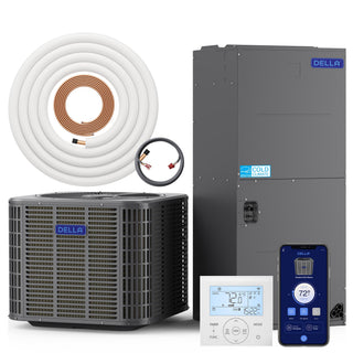 DELLA 47,000 BTU 18 SEER2 Ducted Central Air Conditioner with Air Handler