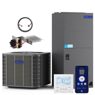 DELLA 47,000 BTU 18 SEER2 Ducted Central Air Conditioner with Air Handler