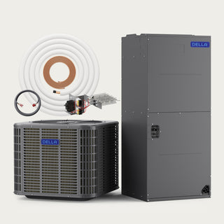 DELLA 53,000 BTU 17 SEER2 Ducted Central Air Conditioner with Air Handler