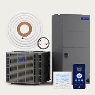 DELLA 53,000 BTU 17 SEER2 Ducted Central Air Conditioner with Air Handler