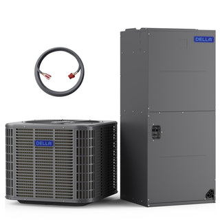 DELLA 53,000 BTU 17 SEER2 Ducted Central Air Conditioner with Air Handler