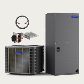 DELLA 53,000 BTU 17 SEER2 Ducted Central Air Conditioner with Air Handler