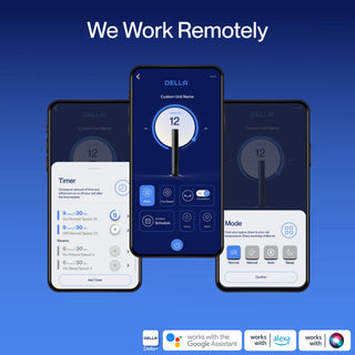 DELLA 42" Ultra Quiet Smart Tower Fan with Voice/APP/Remote Control