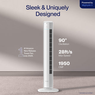DELLA 42" Ultra Quiet Smart Tower Fan with Voice/APP/Remote Control