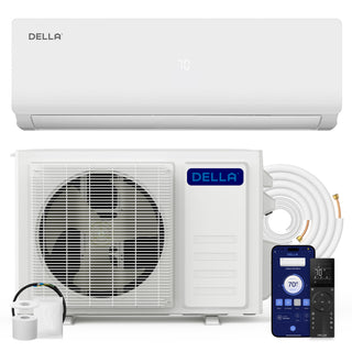 DELLA Vario Series 12000 BTU 23 SEER2 Mini Split Heat Pump AC - Up to 550 Sq.Ft.