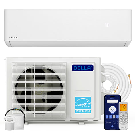 DELLA Optima Series Mini Split AC R410A Refrigerant