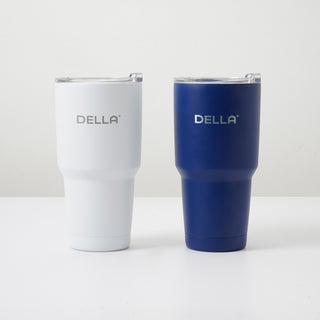 Della Tumbler Set (Blue + White) – 2pcs