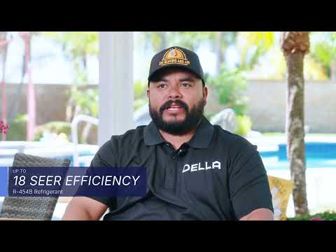 DELLA 34,000 BTU 19 SEER2 Ducted Central Air Conditioner with Air Handler
